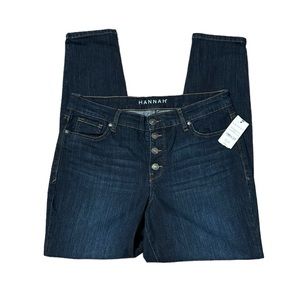 HANNAH dark Wash Seneca skinny jeans
